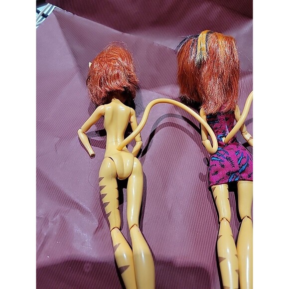 Monster High Toralei Stripe  Freaky Field Trip Doll lot of 2 TLC  As-Is - Picture 11 of 11